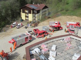 Großübung im Goiserer Kurzentrum