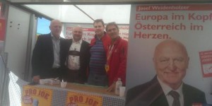EU-Kandidat "Joe" Weidenholzer in Gmunden
