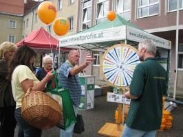 Infostand Wochenmarkt