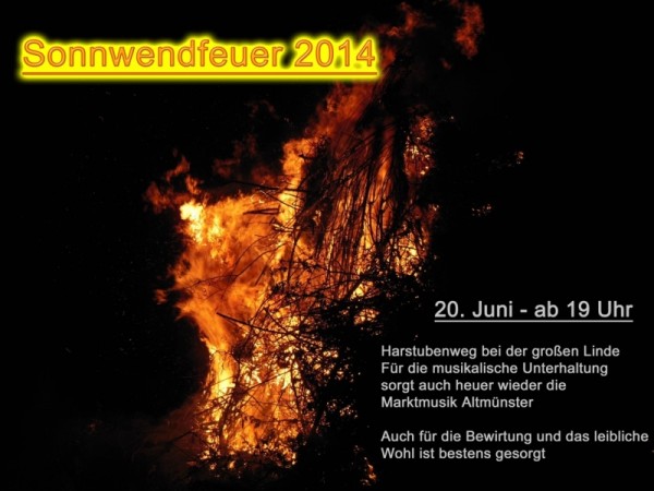 Sonnwendfeuer der FF-Altmünster