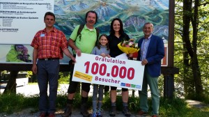 100.00ster Besucher 2014