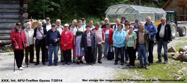 70 Funker bei 30. Jubiläum Amateurfunktreffen in Gosau