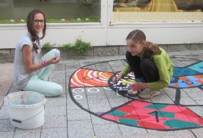 Malerei Marktgasse Ebensee