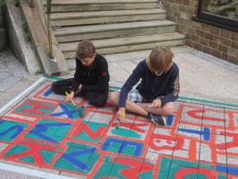 Malerei Marktgasse Ebensee