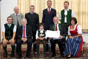 Vogelfreunde Salzkammergut Verbandsobmann Konsulent Alfred Riezinger geehrt