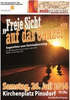 Regionale Segensfeier in Pinsdorf - Freie Sicht auf das Ganze!