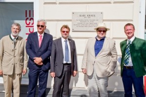 Gedenktafel für Karl Kraus in Bad Ischl enthüllt
