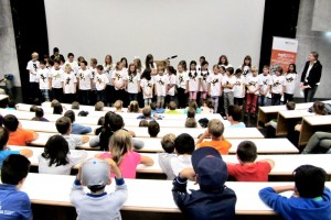 Volksschule Reiterndorf beim Projektabschlussfest an der Universität Salzburg