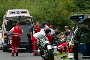 Neukirchen: Motorradunfall (55) bei Unfall schwer verletzt