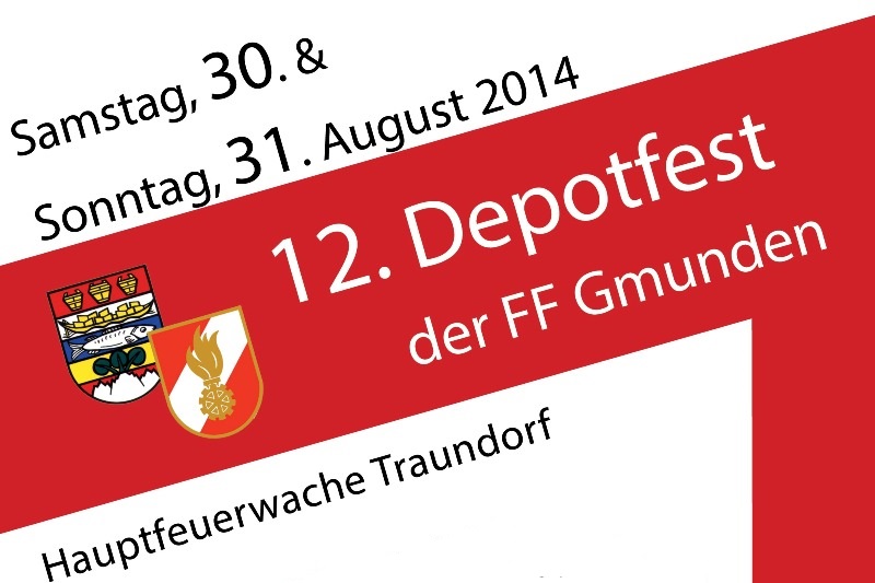 Feuerwehr Gmunden lädt zum 12. Depotfest