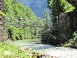 Koppental-Radweg-Seilhängebrücke