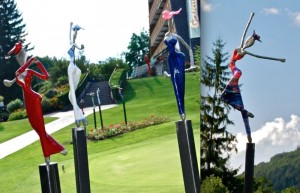 10.000 Euro teure Skulpturen aus Golfclub entwendet