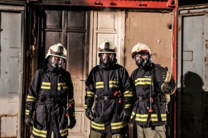 FF Ohlsdorf beim "Hot Fire Training" der FF Redlham