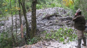 Hangrutschung in Grünau | Foto: Gemeinde Grünau