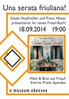 Unsere Friaul-Rezepte - Kochbuchpräsentation im museum.ebensee