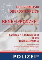 Benefizkonzert der Polizeimusik OÖ in Pfaffing