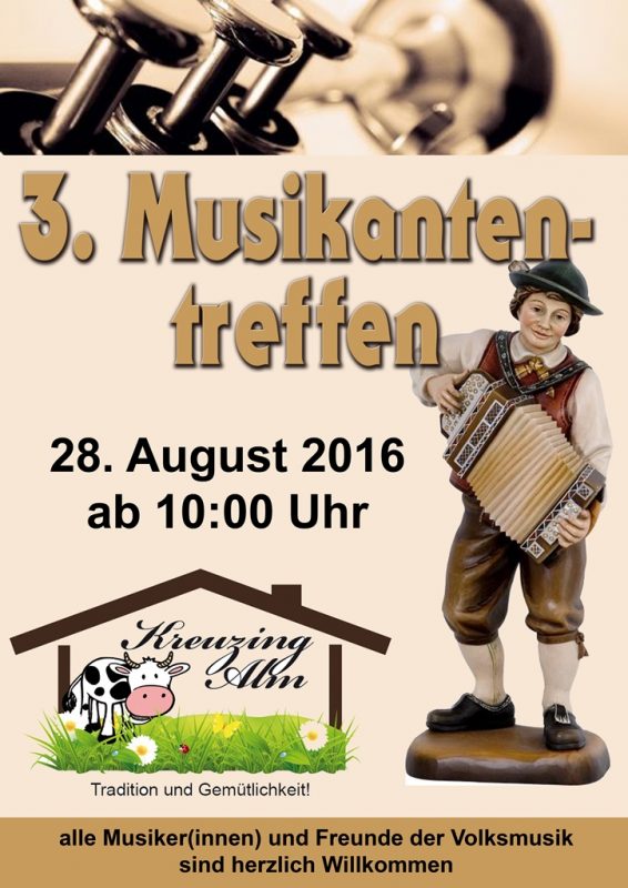 Musikantentreffen Kreuzing Alm