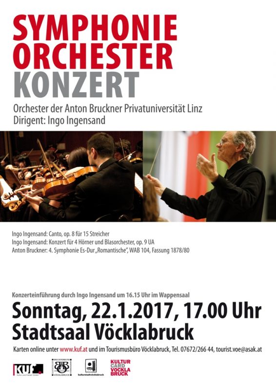 Symphonieorchesterkonzert im Stadtsaal Vöcklabruck