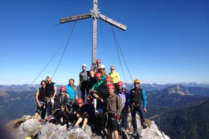 Tourismusschüler auf  Kletterwoche (3)