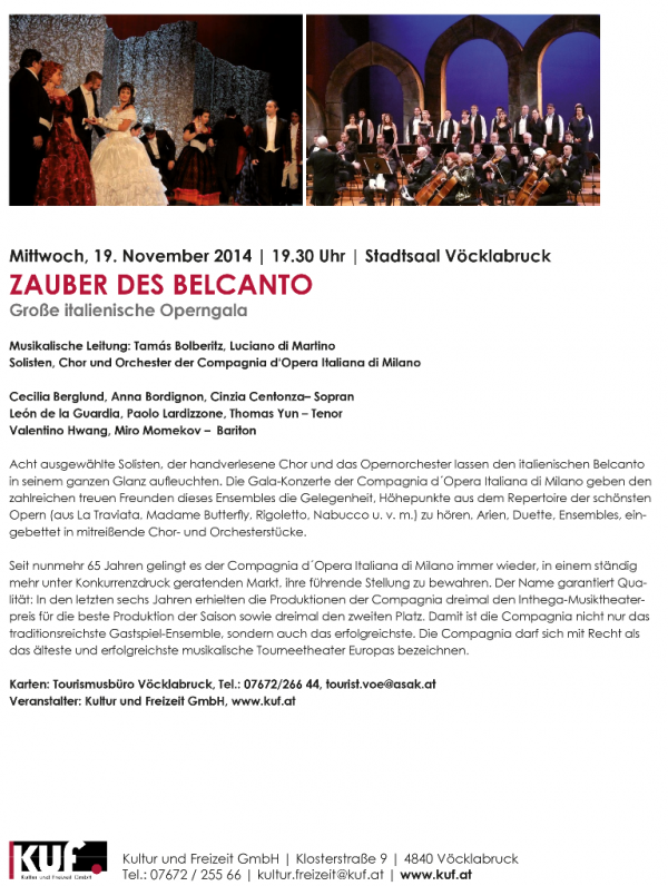 Zauber des Belcanto 1