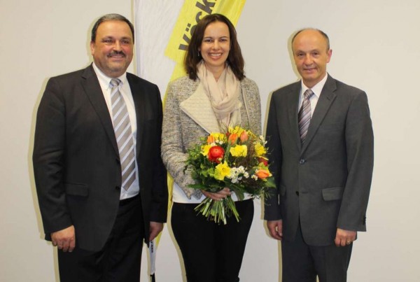 Ing. Harald Mayrhofer mit Bundesministerin Dr. Sophie Karmasin und Bgm. Mag. Johann Reiter