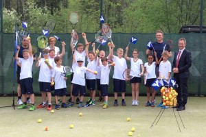 Neue Dressen für den Obertrauner Tennis-Nachwuchs