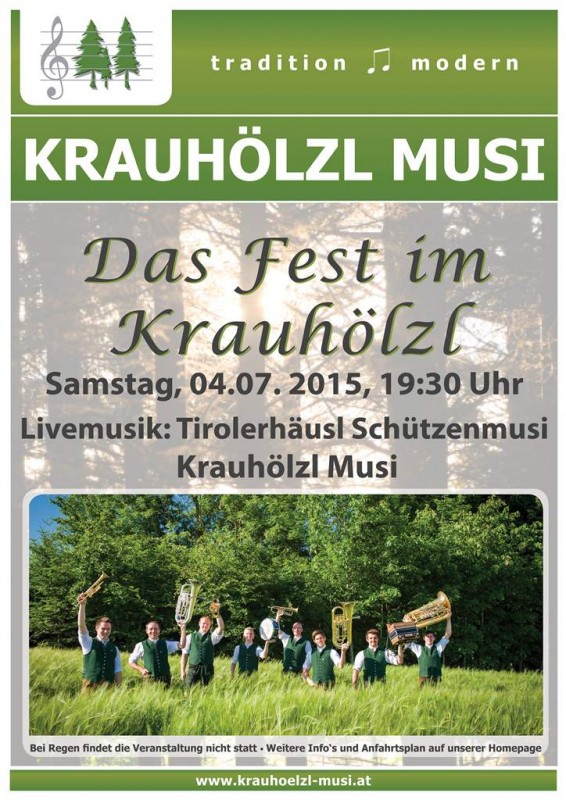 Das Fest im Krauhölzl 2015 v2 - Plakat