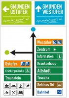 Tafel Verkehrsleitsystem_wazek & partner