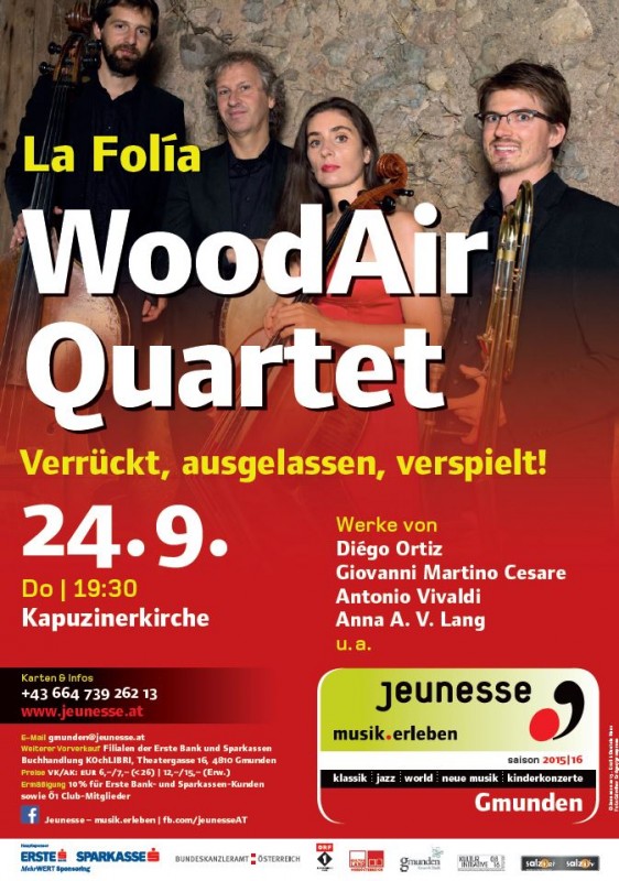 plakatwand_WoodAir Quartet Kapuzinerkirche Gmunden