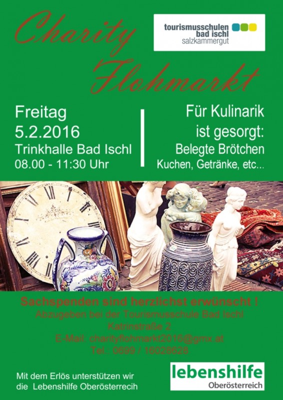 charity flohmarkt ischl