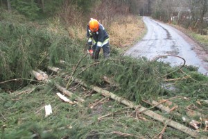 Sturmeinsatz der Feuerwehr Vöcklabruck