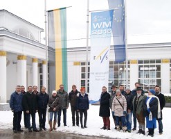 Bad Ischl Pate der FIS bei der Skiflug WM am Kulm