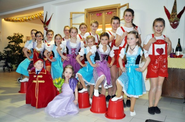 Kindertanzgruppe Faschingsverein