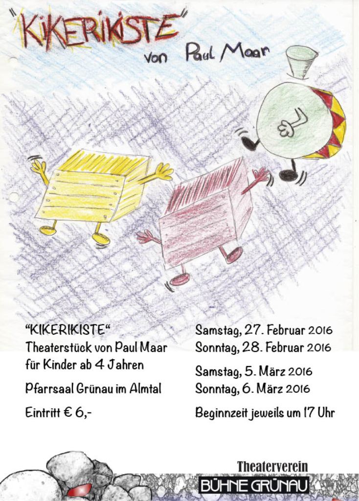 Theaterverein „Bühne Grünau“ präsentiert „Kikerikiste“