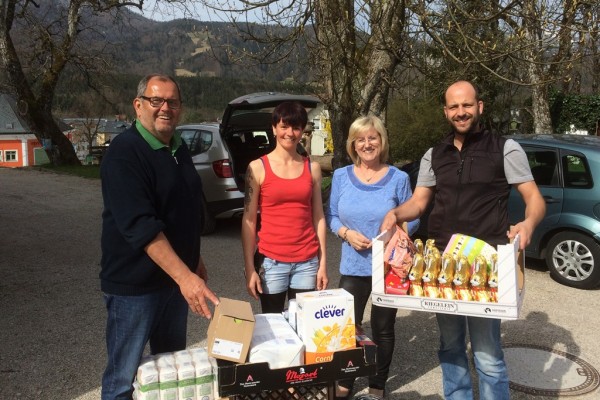 Kurt Eckel, Anne Geyer (Mitarbeiterin Schülerh.), Monika Schlotze, Hans Gamsjäger (Leiter Schülerh.)