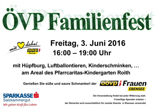 ÖVP Familienfest