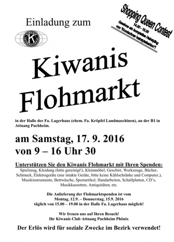 Kiwanis Flohnmarkt