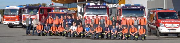 Die drei Pinsdorfer Feuerwehren übten gemeinsam den Ernstfall