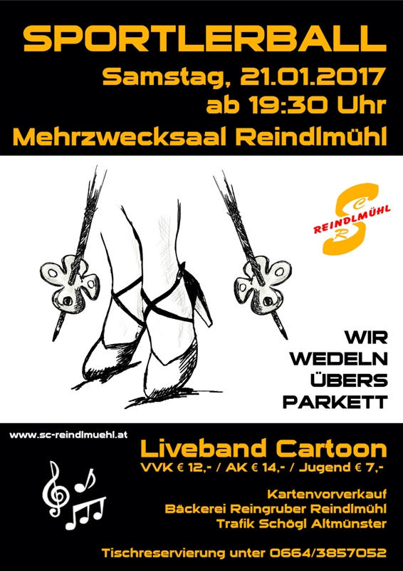 Sportlerball Reindlmühl, am 21. Jänner