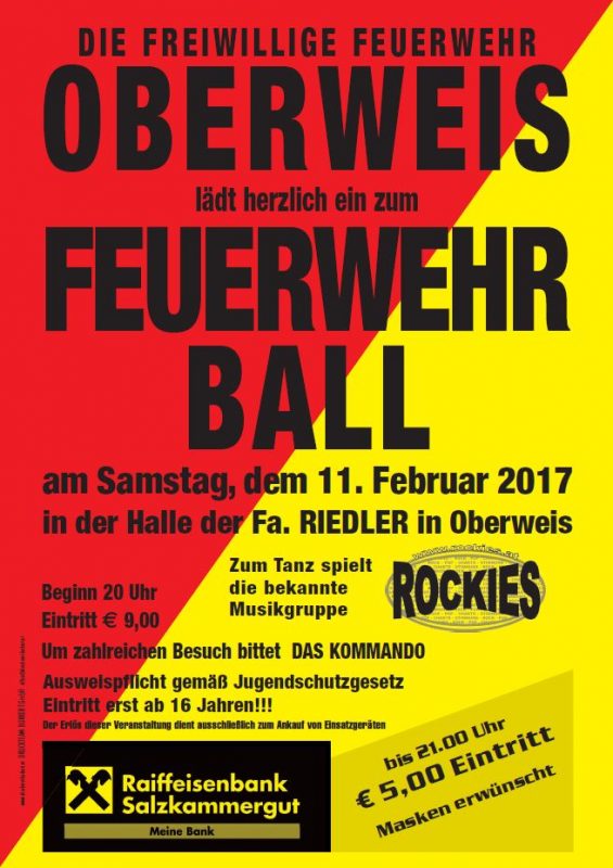 Feuerwehrball der FF Oberweis