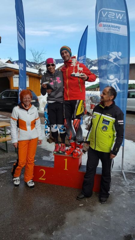 Stadträtin Brigitte Platzer, Marlene Höcher, Dennis Steib, WSV Obmann Kurt Lux   