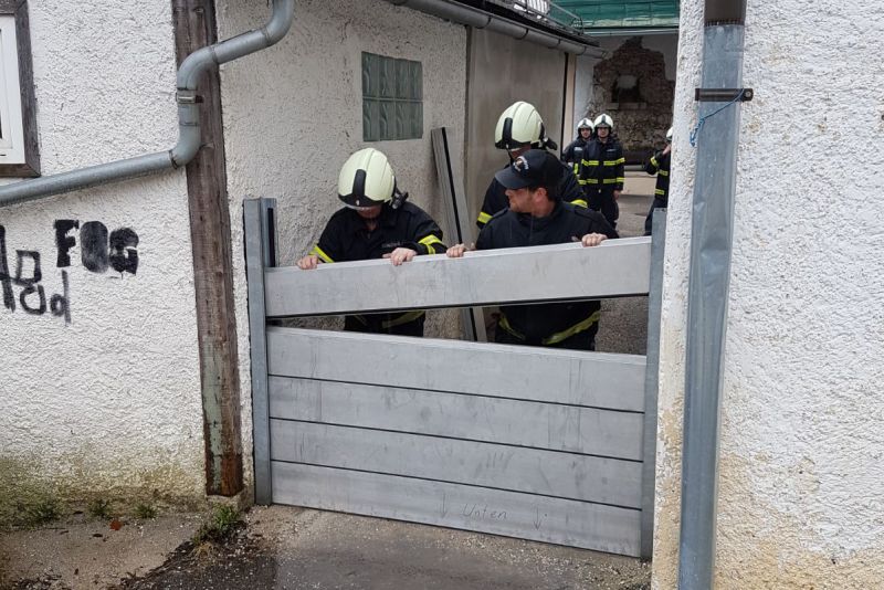 Hochwasserschutz in Bad Ischl