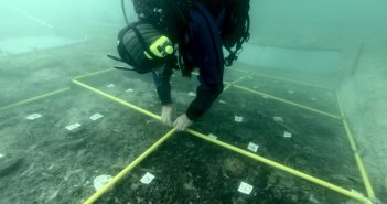 Pfahlbau-Forschung live unter Wasser