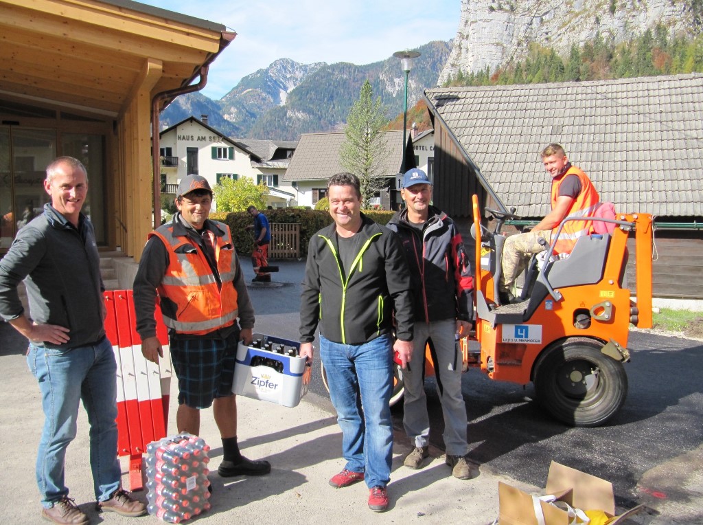Rechtzeitig vor dem Wintereinbruch: Obertrauner Gemeindestraßen wurden saniert