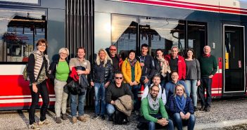 Attersee- und Altaussee-Schifffahrts-Crew auf Schiene…