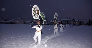Unterwegs mit den Traunstoana Glöckler