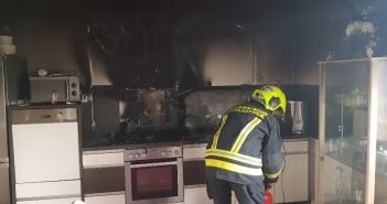 Küchenbrand in Vöcklabruck