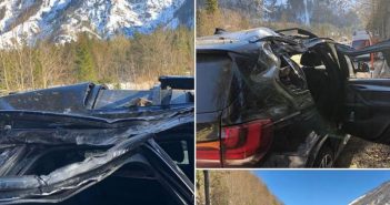 11-Jährige bei Felssturz auf B145 schwer verletzt