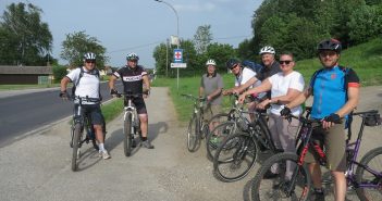 Radfahrt durchs Gemeindegebiet
