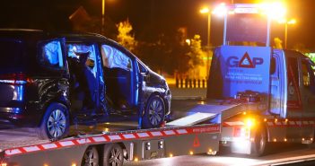 Schwerer Verkehrsunfall auf Westautobahn bei Laakirchen